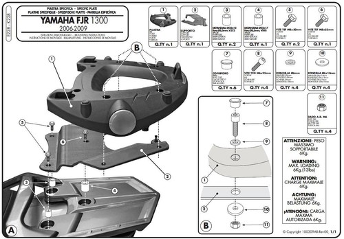 Kappa topcaseträger yamaha - kappa,