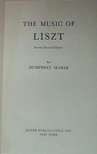 Searle the music liszt - of,