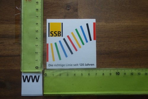 Alter aufkleber bahn - db,