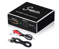 HDMI Audio Extractor 4K@30Hz Konverter HDMI zu HDMI + Optisches SPDIF