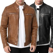 Tazzio Lederjacke Herren Leder