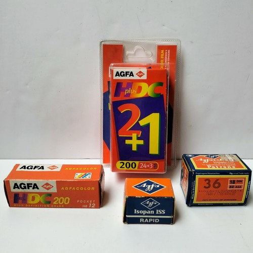 Vtg agfa expired film lot - of, 6