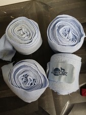 Wollbandagen Hellblau