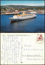 Kristiansand S Christianssand Hafen Scchiff Skagerak-expressen. 1975