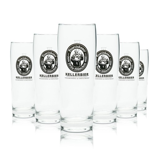 Franziskaner bier glas - 6x,