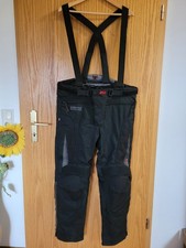 Dane Gore-Tex Pro Motorrad Hose Gr. 56/28, XXL, Schwarz, 3D Mesh, Träger