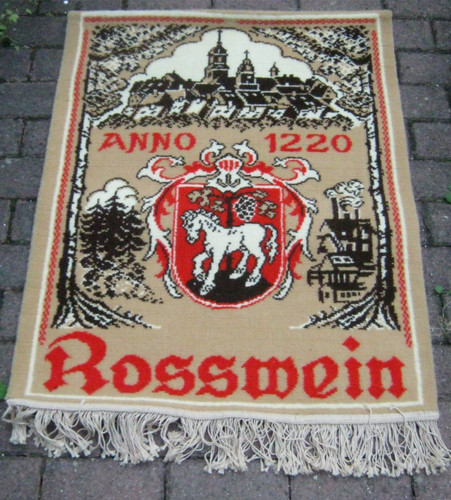 Ddr wandteppich rosswein 93 - ddr,
