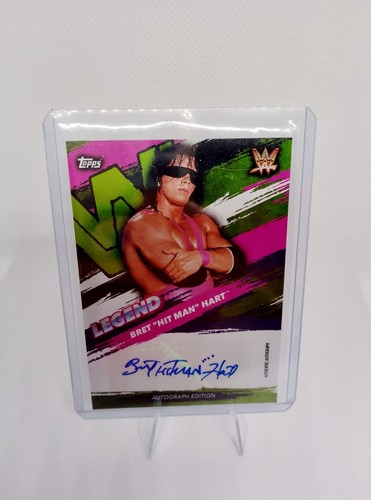 2021 topps wwe superstars bret - superstars,
