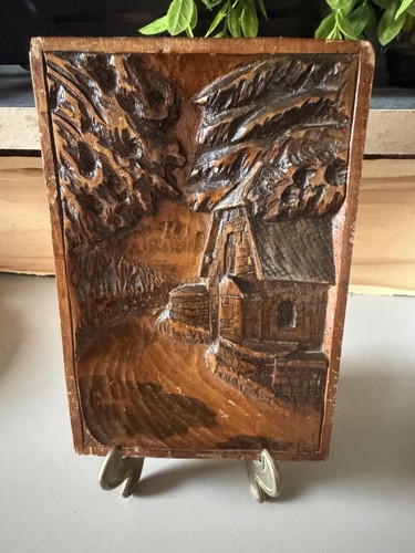 Alte holz schnitzerei wandbild - alte,