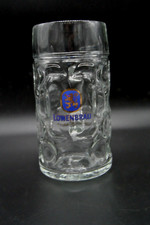 1 Löwenbräu Maß Krug 1 l Bier Pils Glas Brauerei Bar Gastro Logo Gläser München