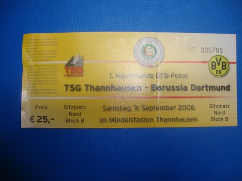 Ticket tsg thanhausen - 06/07,