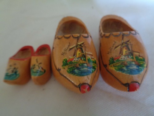 Paar souvenir holzschuhe - 2, aus
