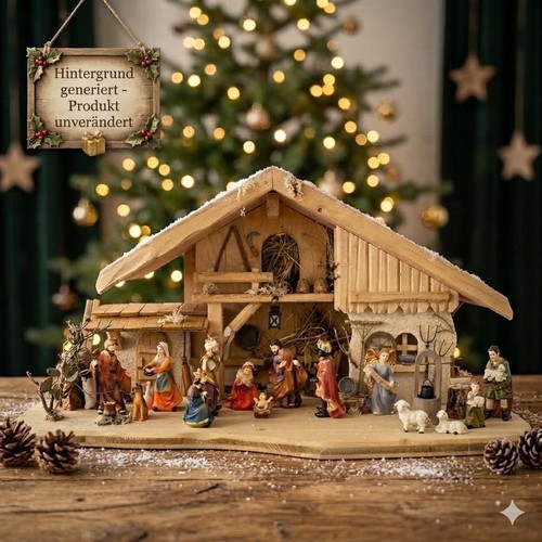 Traditionelle weihnachtskrippe - traditionelle,