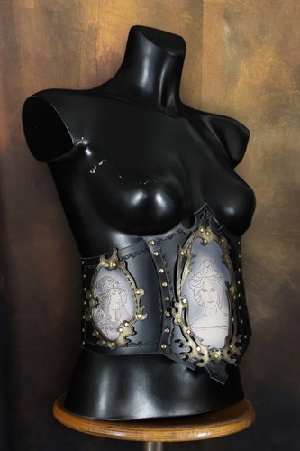 Steampunk korsett gothic - korsett,