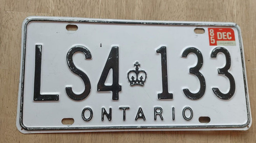 Nummernschild kanada ontario - nummernschild,