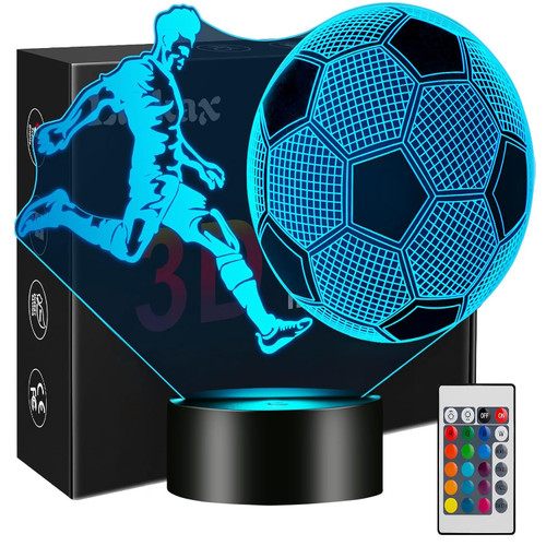 Fußball nachttischlampe - nachttischlampe, 3d