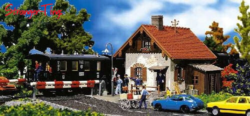 Faller gatekeepers lodge kit - lodge,