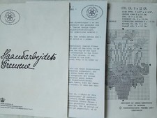 Vorlage Alpenveilchen Kreuzstich Haandarbejdets Fremme, Design Gerda Bengtsson