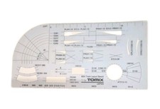 Tomix 8004 Track Layout Stencil 1/10 Japan