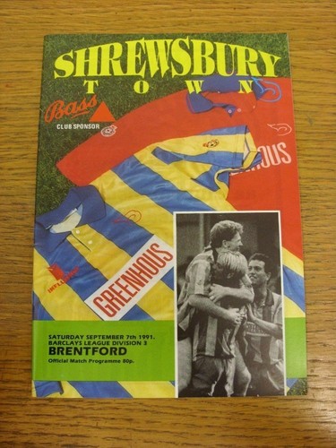 1991 shrewsbury town v - town,
