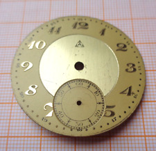 Altes gebrauchtes Zifferblatt für Alpina Taschenuhr D= 41,4 mm ca.
