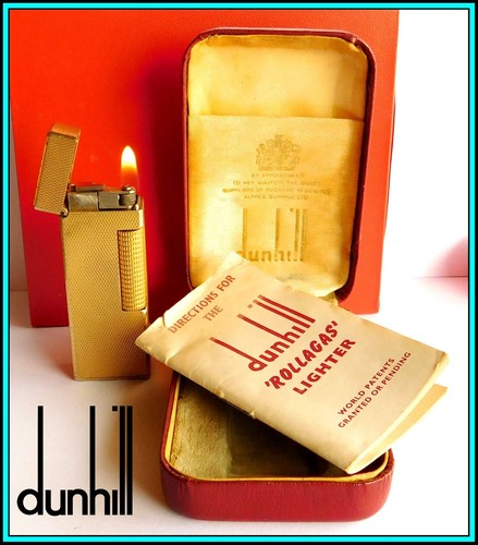 Dunhill rollagas gold plated - rollagas,