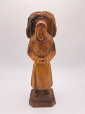 geschnitzte Holzfigur - Frau
