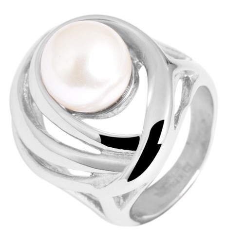 Damen ring edelstahl silber - ring, in