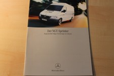 00123) Mercedes Sprinter NGT Prospekt 08/2000