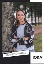 Autogrammkarte Franziska