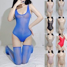 Damen Ölig Glänzend Sexy