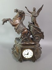Kaminuhr Metallfigur Uhr