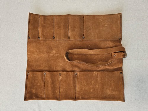 Leder werkzeugrolltasche mit - leder-werkzeugrolltasche,