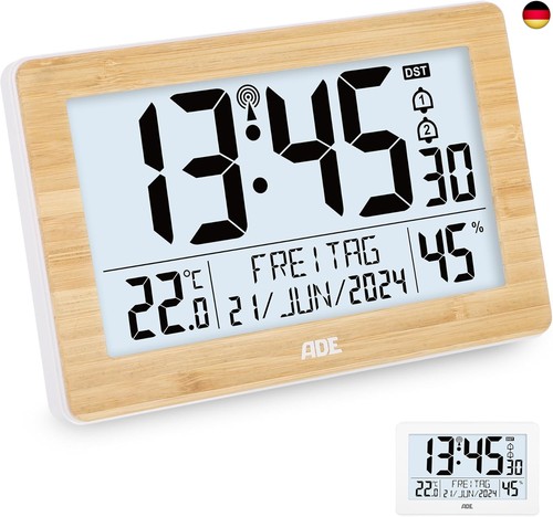 Digitale funkuhr mit sehr - xl-funkuhr,