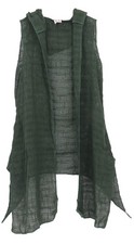 Offener Cardigan mit Kapuze
