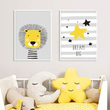 Poster Kinderzimmer Löwe