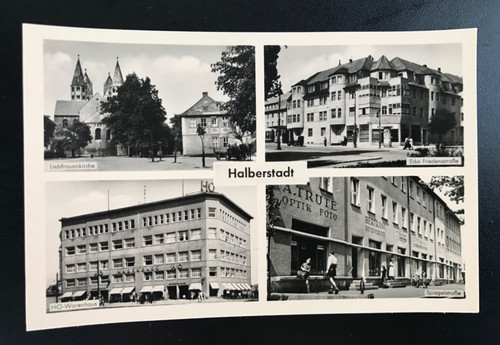 Ansichtskarte halberstadt - ansichtskarte,