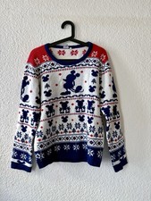 Weihnachts-Pullover Christmas Sweater M Damen Micky Maus Disney