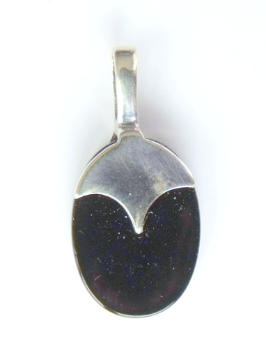 Anhänger oval onyx - anhänger,