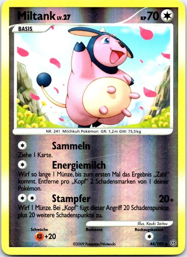 Miltank reverse holo sturmtief - reverse,