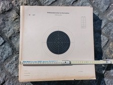 80 Stück Wettkampfscheibe für Kleinkaliber 34x34