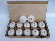 Alt Schalter Serienschalter Bakelit Aufputz Loft weiss IKA Kippschalter