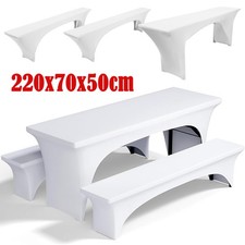 Hussen Bierzeltgarnitur 3tlg Set Festzeltgarnitur Bierbankhussen Biertischhussen