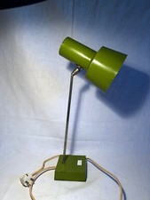Alte Tisch-Lampe Space Age Schreibtisch-Lampe 60er/70er grün shabby Werkstatt