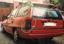 ABE für Schwarze LEART Rückleuchten Rücklichter für Opel Astra F Kombi + GSI 16V