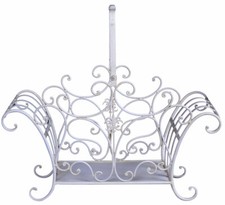 Metallkorb Weiss Korb Shabby