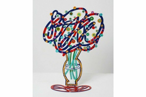 Pop art metall skulptur - metall, "