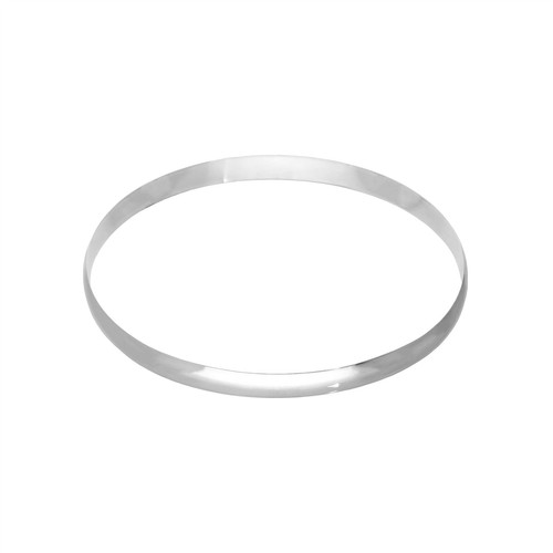 Sterlingsilber rund einfach - rund,