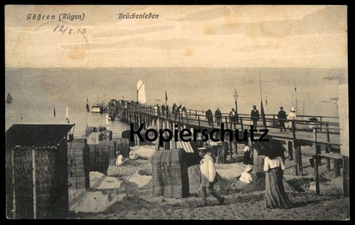 Alte postkarte göhren - postkarte,