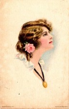 Künstler AK von Alice Luella Fidler - American Girl no. 109